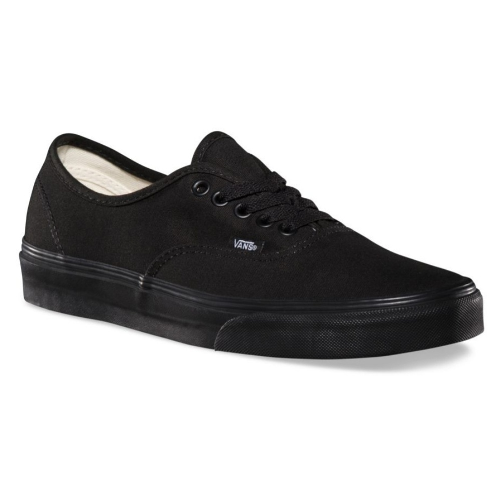 Authenitic Vans black low top original shoes